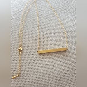 Focus on What Matters gold necklace-16 inch chain